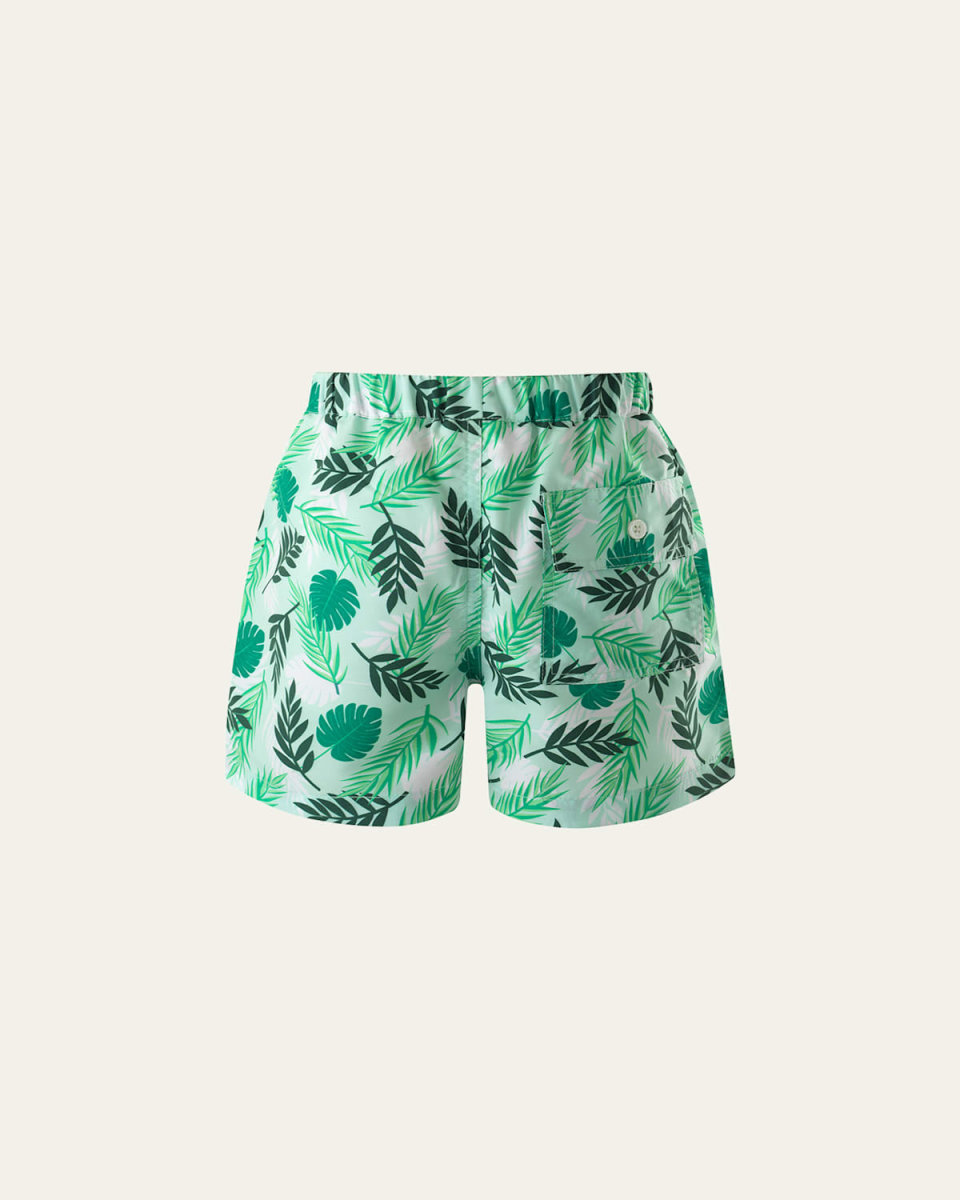 Boy's Palm Tree Swim Trunks, Size 2-10